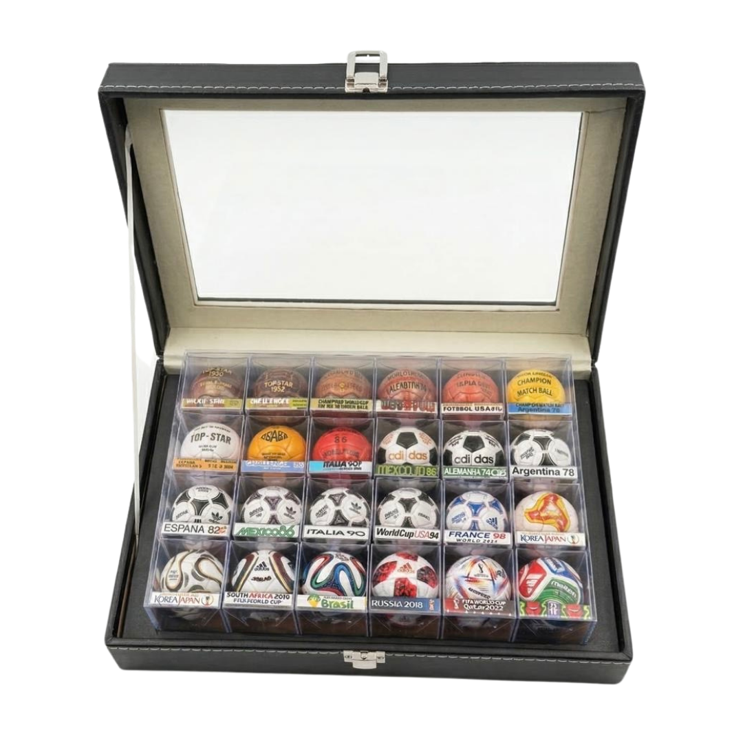 Set Completo Balones Mundiales de fútbol — Edición 4 cm
