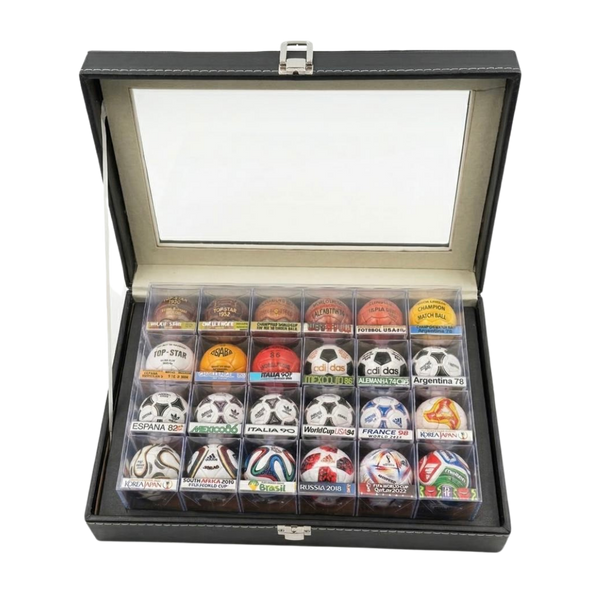 Set Completo Balones Mundiales de fútbol — Edición 4 cm