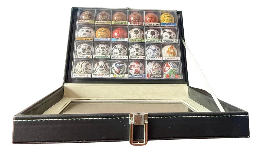 Set Completo Balones Mundiales de fútbol — Edición 4 cm